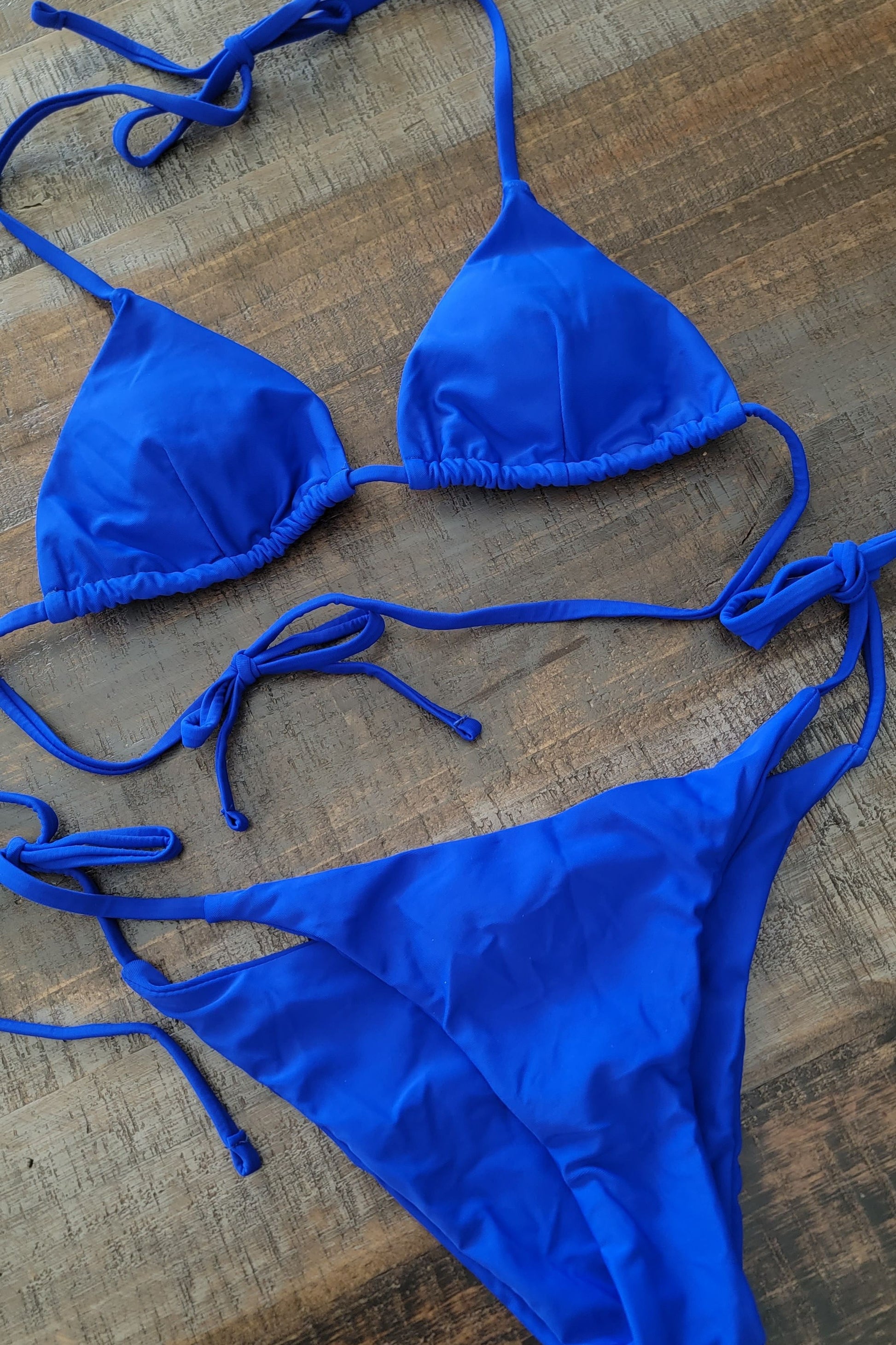 Electric Blue - Back to Basics Bikini Set – Adami Dolls