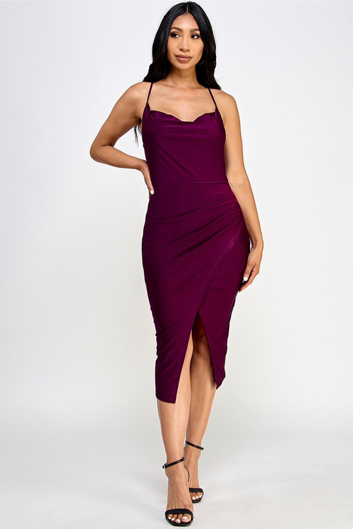 Plum - Valeria Midi Dress – Adami Dolls