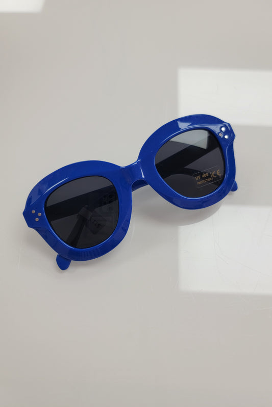 Blue Geometric - Sunglasses