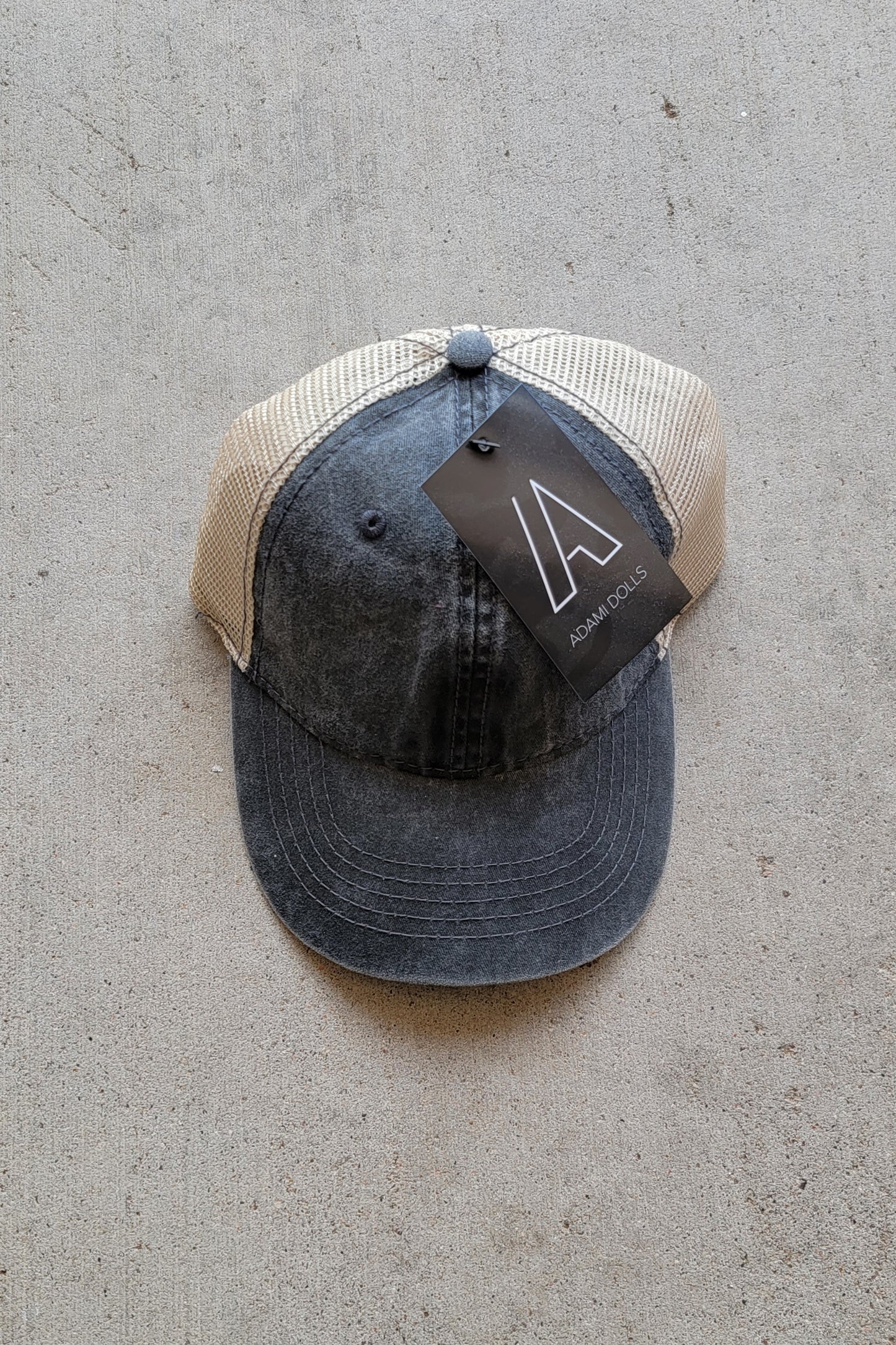 Black/Tan - Trucker Baseball Cap